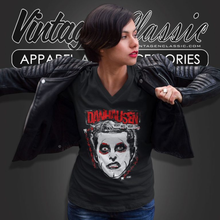 Danhausen Cloak Very Nice Very Evil V Neck TShirt Danhausen Cloak Very Nice Very Evil V Neck TShirt