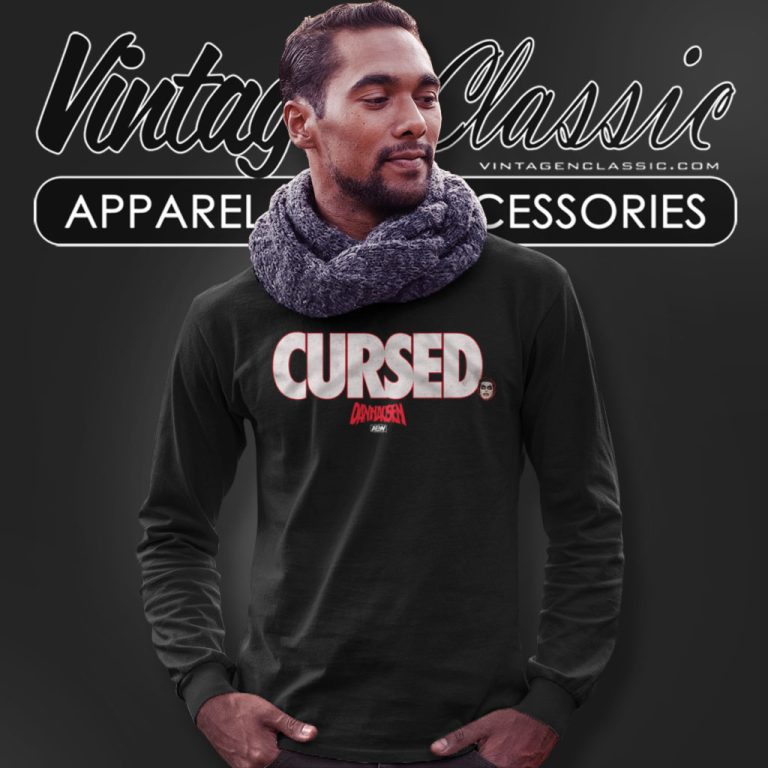 Danhausen Cursed Aew Long Sleeve Tee Danhausen Cursed Aew Long Sleeve Tee