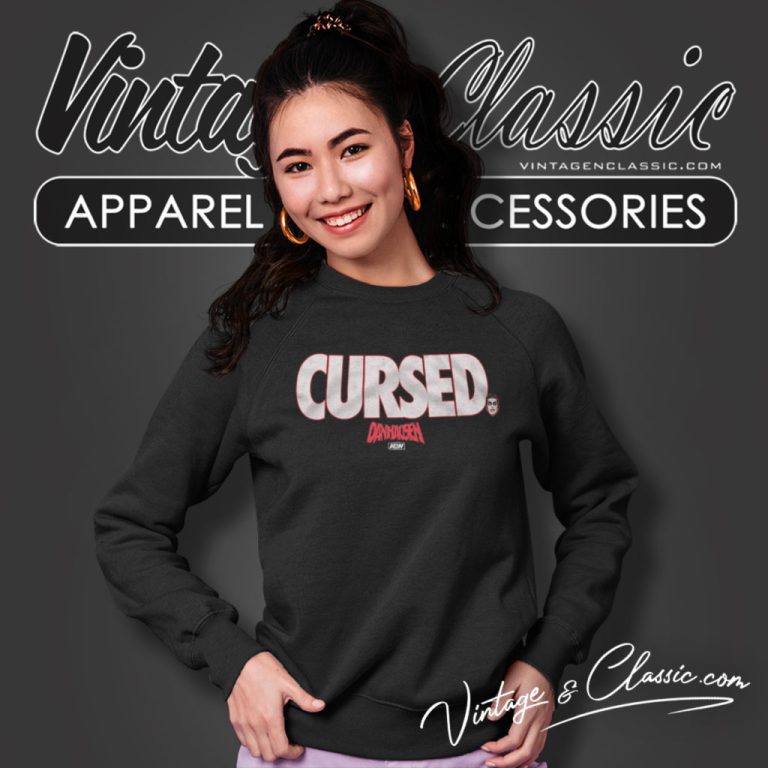 Danhausen Cursed Aew Sweatshirt Danhausen Cursed Aew Sweatshirt
