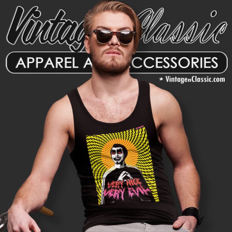 Danhausen Shirt Very Nice Evil Graphic Aew Wrestler Tank Top Racerback Danhausen Shirt Very Nice Evil Graphic Aew Wrestler Tank Top Racerback