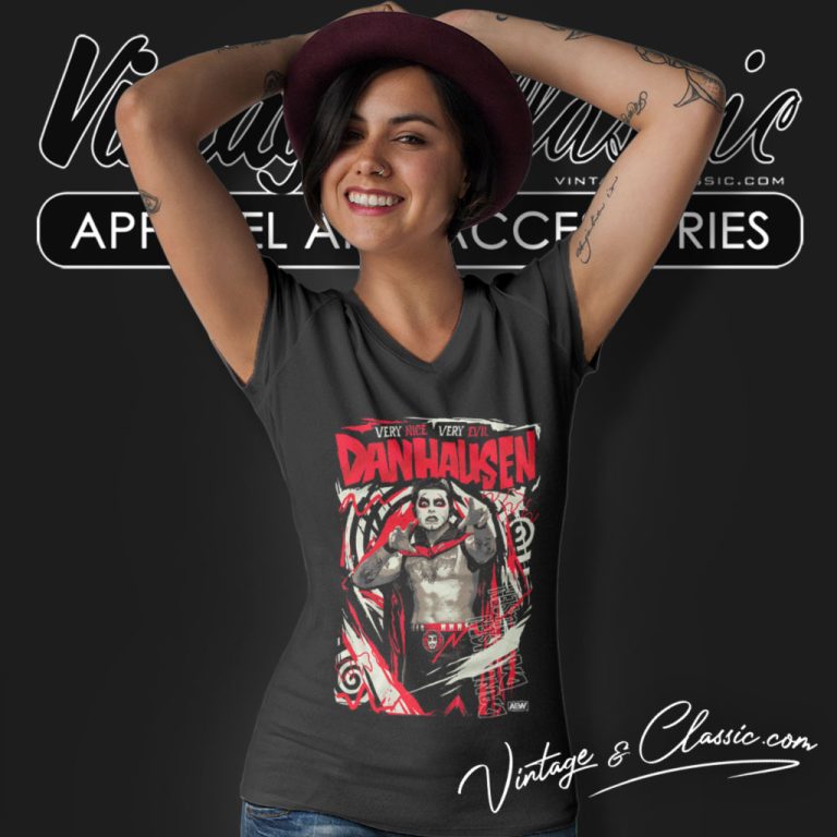 Danhausen Trance Shirt Very Nice Very Evil V Neck TShirt Danhausen Trance Shirt Very Nice Very Evil V Neck TShirt