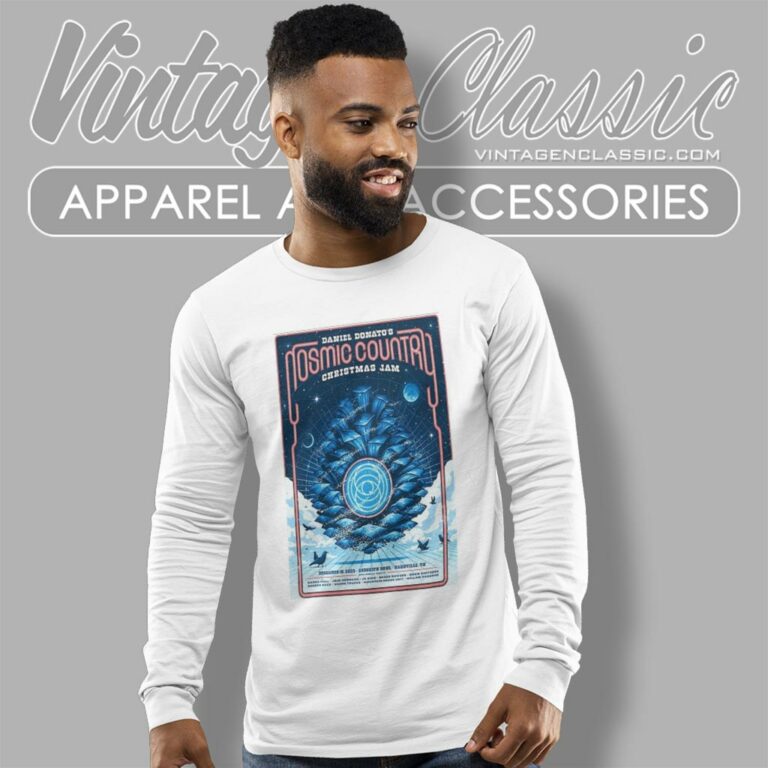 Daniel Donato Cosmic Country Christmas Jam Dec 16 2023 Brooklyn Bowl Nashville Tn Poster Long Sleeve Tee Daniel Donato Cosmic Country Christmas Jam Dec 16 2023 Brooklyn Bowl Nashville Tn Poster Long Sleeve Tee