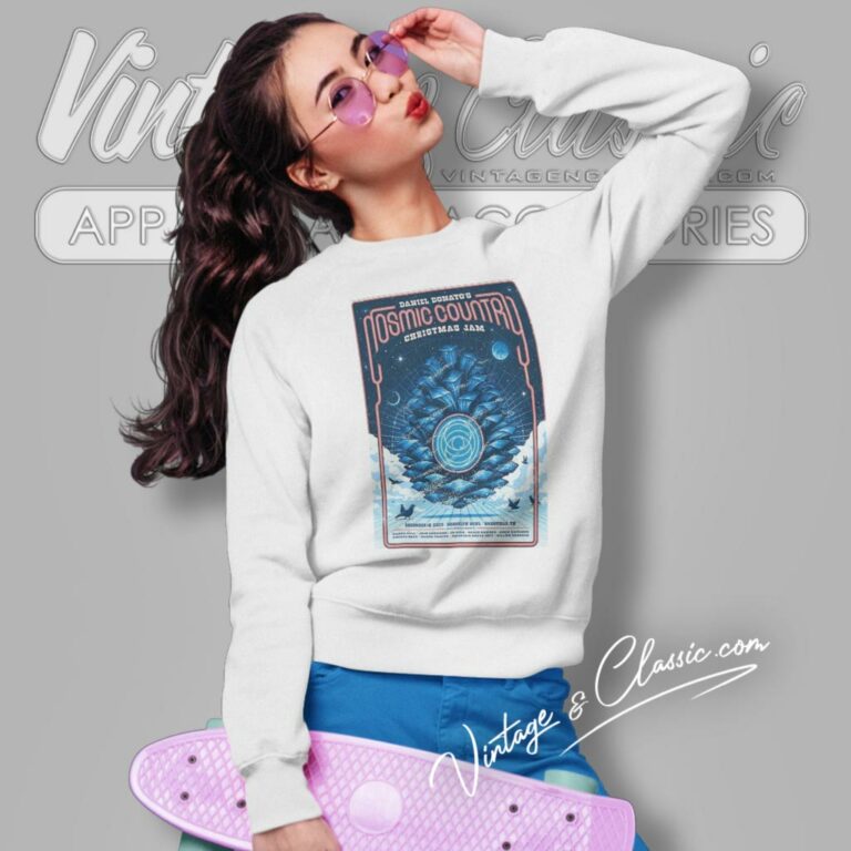 Daniel Donato Cosmic Country Christmas Jam Dec 16 2023 Brooklyn Bowl Nashville Tn Poster Sweatshirt Daniel Donato Cosmic Country Christmas Jam Dec 16 2023 Brooklyn Bowl Nashville Tn Poster Sweatshirt