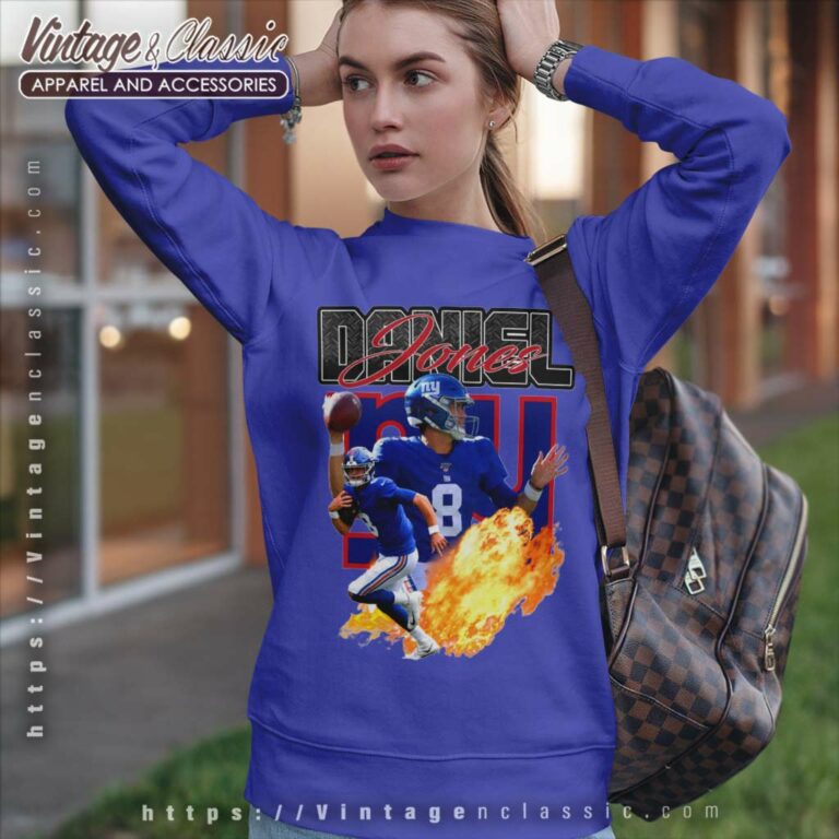 Daniel Jones New York Giants Sweatshirt Daniel Jones New York Giants Sweatshirt