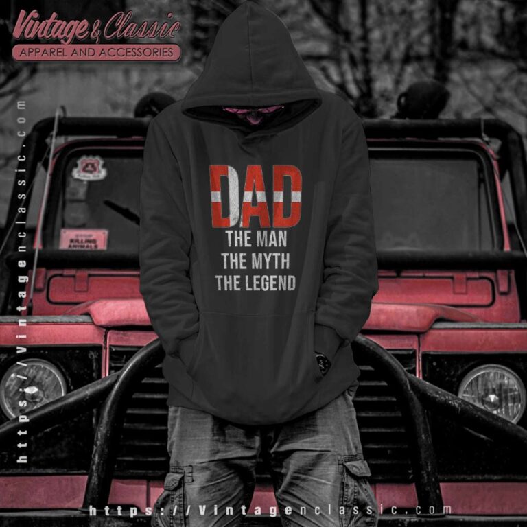 Danmark Dad The Men The Myth The Legend Hoodie Danmark Dad The Men The Myth The Legend Hoodie