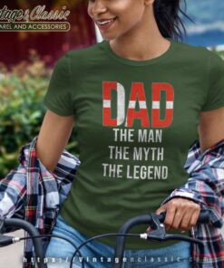 Danmark Dad The Men The Myth The Legend Women TShirt