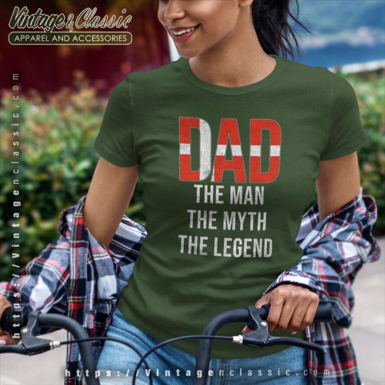 Danmark Dad The Men The Myth The Legend Women TShirt Danmark Dad The Men The Myth The Legend Women TShirt