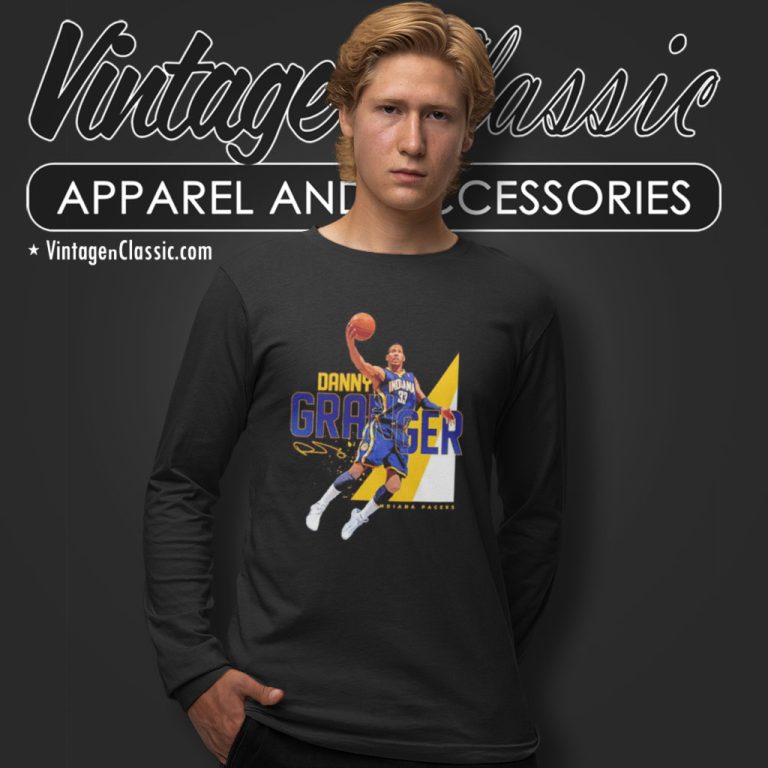 Danny Granger Indiana Pacers Basketball Long Sleeve Tee Danny Granger Indiana Pacers Basketball Long Sleeve Tee