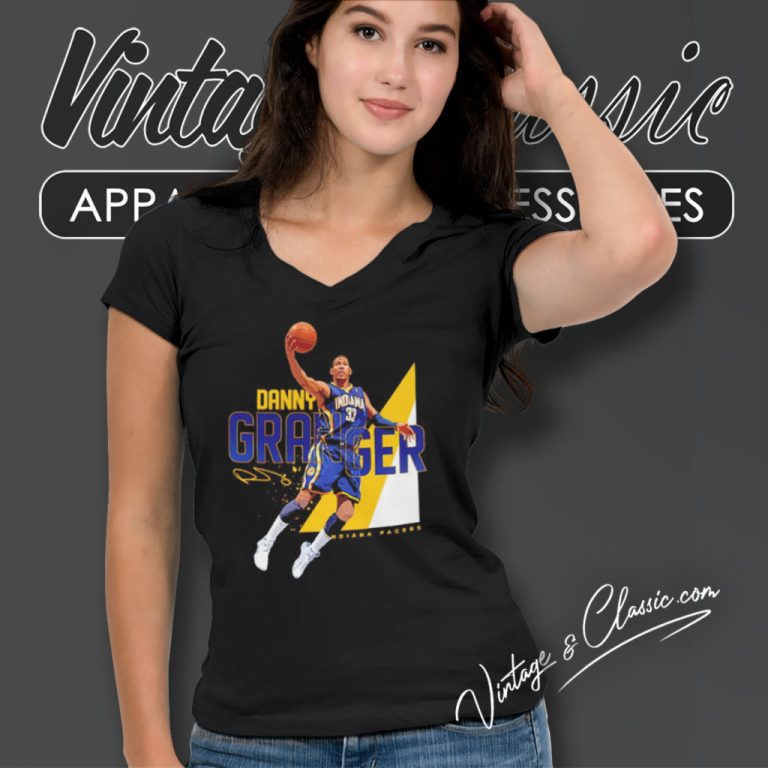 Danny Granger Indiana Pacers Basketball V Neck TShirt Danny Granger Indiana Pacers Basketball V Neck TShirt