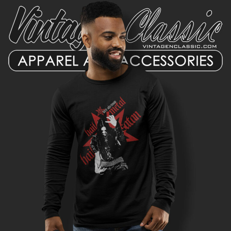 Dark Funeral Lord Ahriman Long Sleeve Tee Dark Funeral Lord Ahriman Long Sleeve Tee