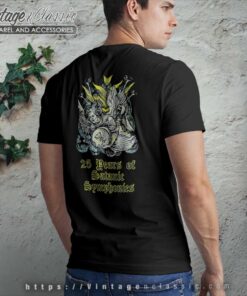Dark Funeral Shirt 25 Years Of Satanic Symphonies T shirt Back Side Recovered Recovered