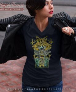 Dark Funeral Shirt 25 Years Of Satanic Symphonies V Neck TShirt