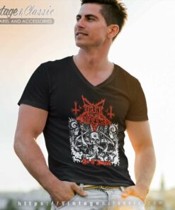 Dark Funeral Shirt Mens As I Ascend V Neck TShirt