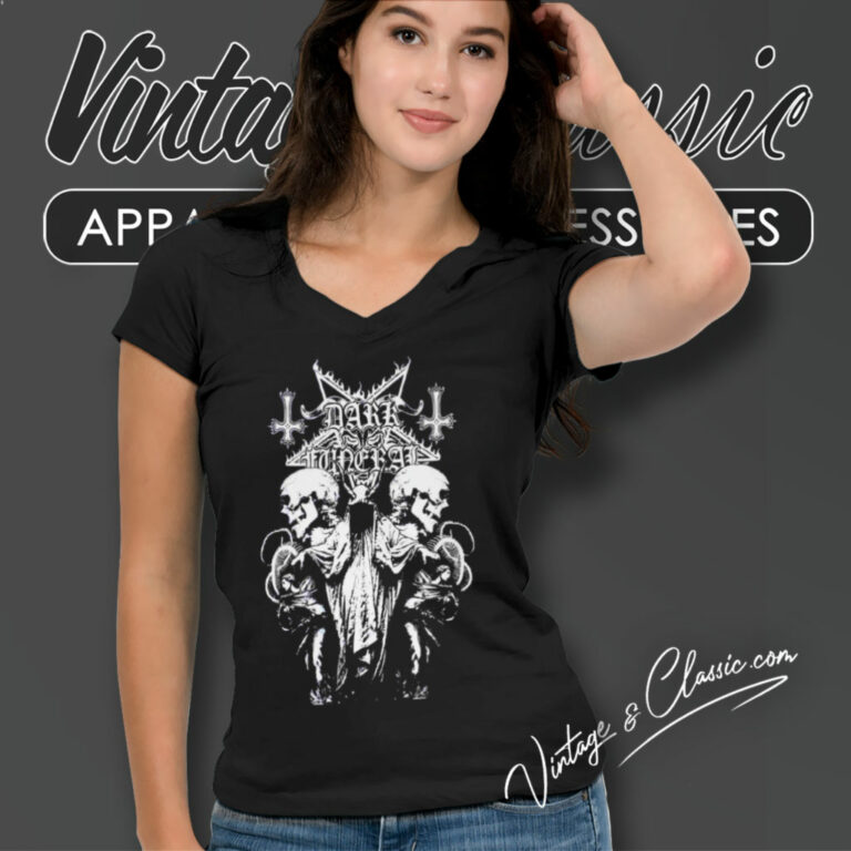 Dark Funeral Shirt Shadows Over Oceania Tour V Neck TShirt Dark Funeral Shirt Shadows Over Oceania Tour V Neck TShirt