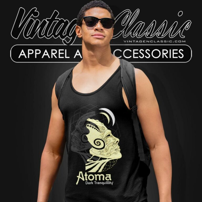 Dark Tranquillity Atoma Heads Tank Top Racerback Dark Tranquillity Atoma Heads Tank Top Racerback