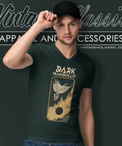 Dark Tranquillity Raven V Neck TShirt