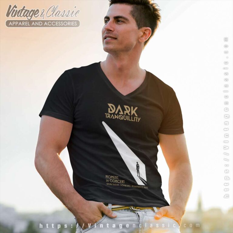 Dark Tranquillity Shirt Behind The Cover V Neck TShirt Dark Tranquillity Shirt Behind The Cover V Neck TShirt