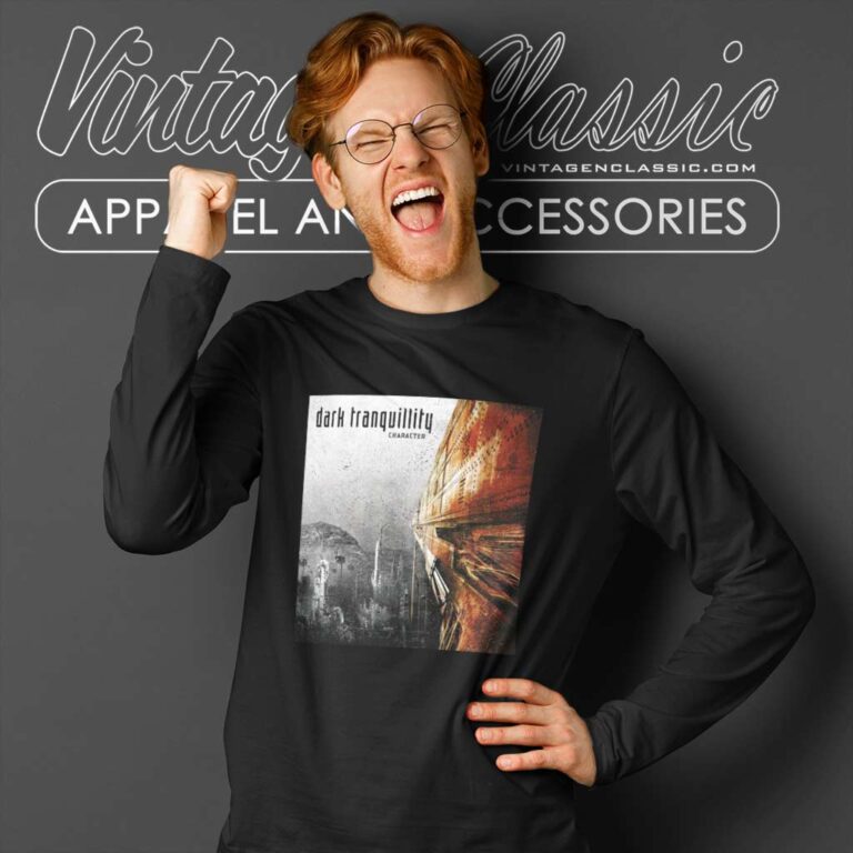 Dark Tranquillity Shirt Character Album Cover Long Sleeve Tee Dark Tranquillity Shirt Character Album Cover Long Sleeve Tee