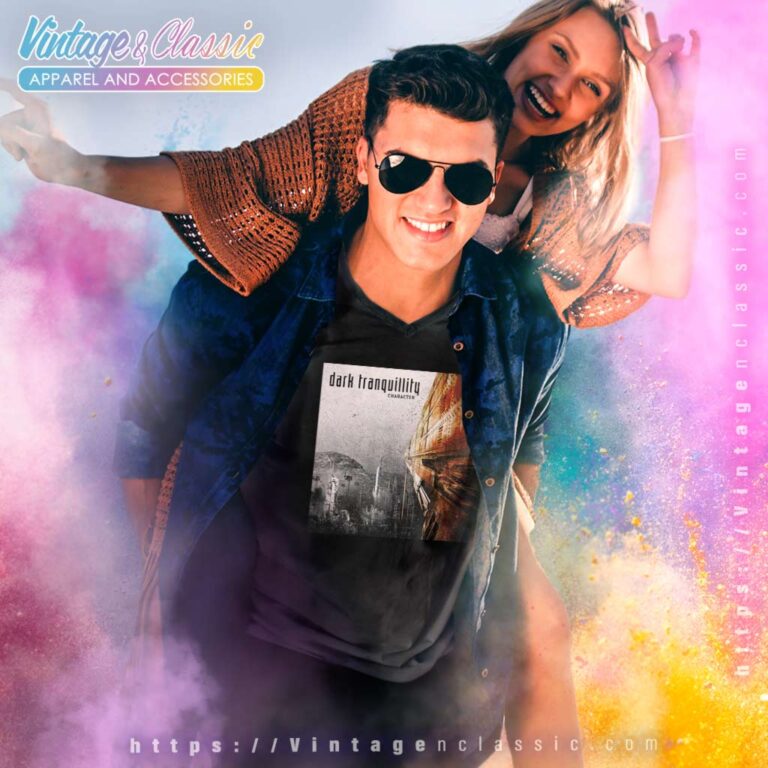 Dark Tranquillity Shirt Character Album Cover V Neck TShirt Dark Tranquillity Shirt Character Album Cover V Neck TShirt