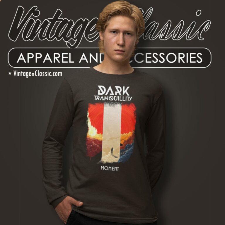 Dark Tranquillity Shirt European Moments 2022 Long Sleeve Tee Dark Tranquillity Shirt European Moments 2022 Long Sleeve Tee