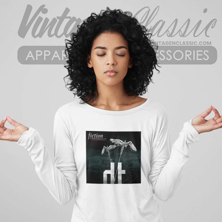 Dark Tranquillity Shirt Fiction Album Cover Long Sleeve Tee Dark Tranquillity Shirt Fiction Album Cover Long Sleeve Tee
