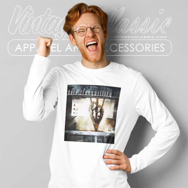Dark Tranquillity Shirt Haven Album Cover Long Sleeve Tee Dark Tranquillity Shirt Haven Album Cover Long Sleeve Tee