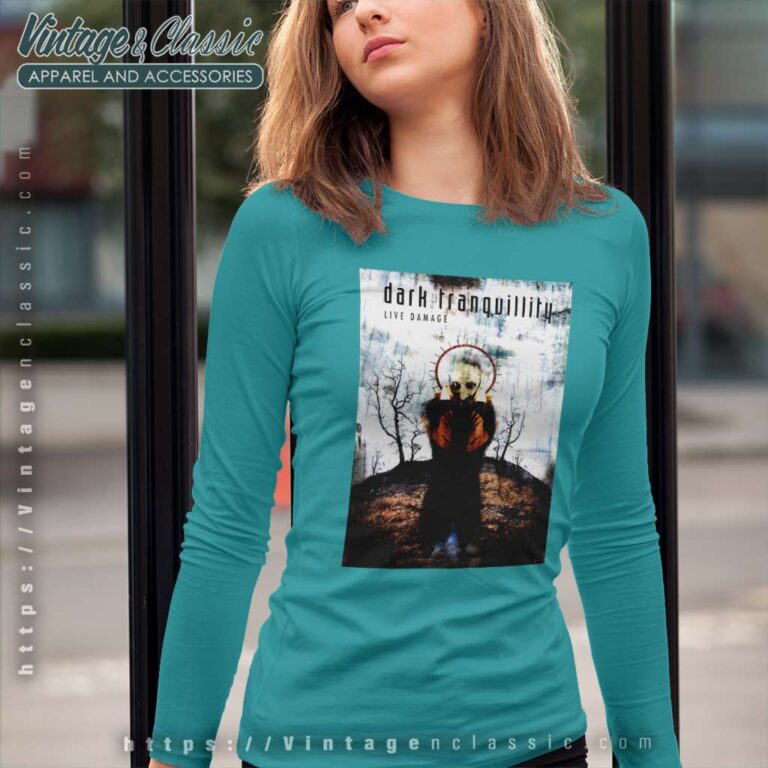 Dark Tranquillity Shirt Live Damage Long Sleeve Tee Dark Tranquillity Shirt Live Damage Long Sleeve Tee