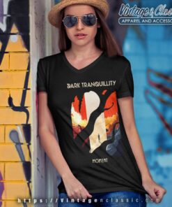 Dark Tranquillity Shirt Moment Album Cover V Neck TShirt