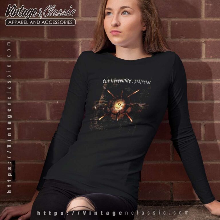 Dark Tranquillity Shirt Projector Album Cover Long Sleeve Tee Dark Tranquillity Shirt Projector Album Cover Long Sleeve Tee