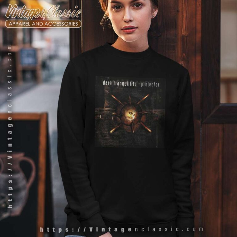 Dark Tranquillity Shirt Projector Album Cover Sweatshirt Dark Tranquillity Shirt Projector Album Cover Sweatshirt