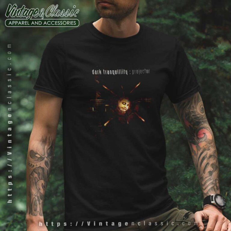 Dark Tranquillity Shirt Projector Album Cover T Shirt Dark Tranquillity Shirt Projector Album Cover T Shirt