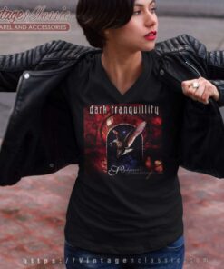 Dark Tranquillity Shirt Skydancer Of Chaos And Eternal Night V Neck TShirt