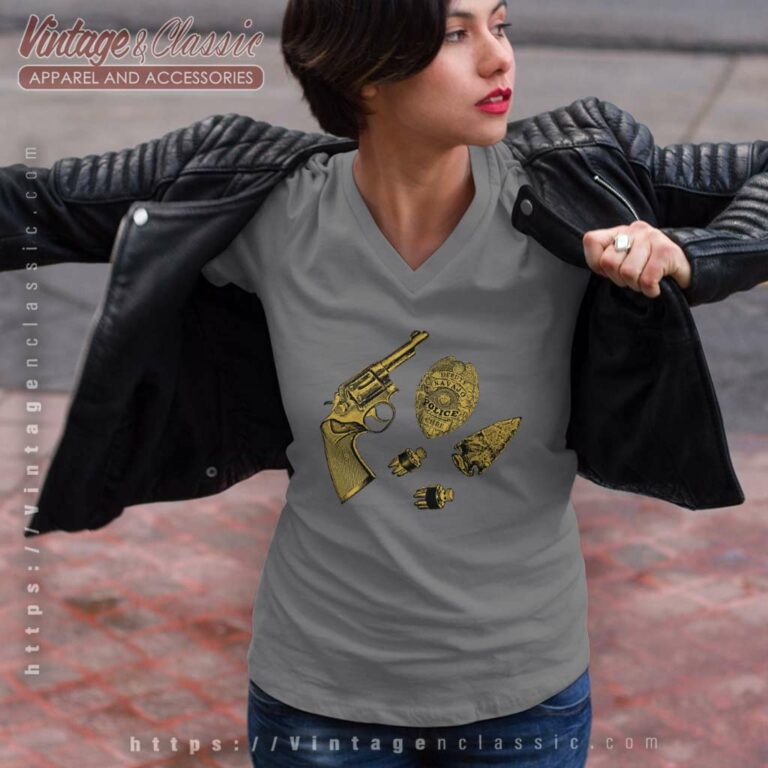 Dark Winds Badge Arrowhead V Neck TShirt Dark Winds Badge Arrowhead V Neck TShirt