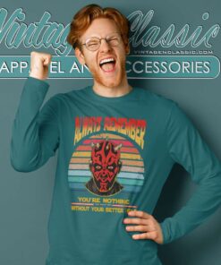 Darth Maul Always Remember Shirt, Retro Star Wars Tshirt 4 Darth Maul Always Remember Shirt Retro Star Wars Long Sleeve Tee