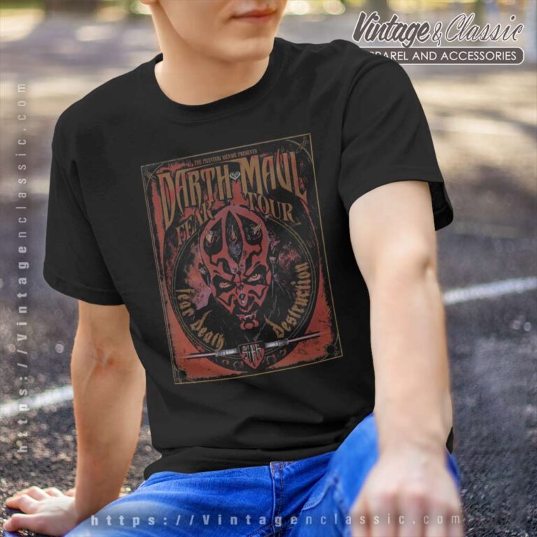 Darth Maul Fear Tour Band Shirt Gift For Star Wars Fans T Shirt Darth Maul Fear Tour Band Shirt Gift For Star Wars Fans T Shirt