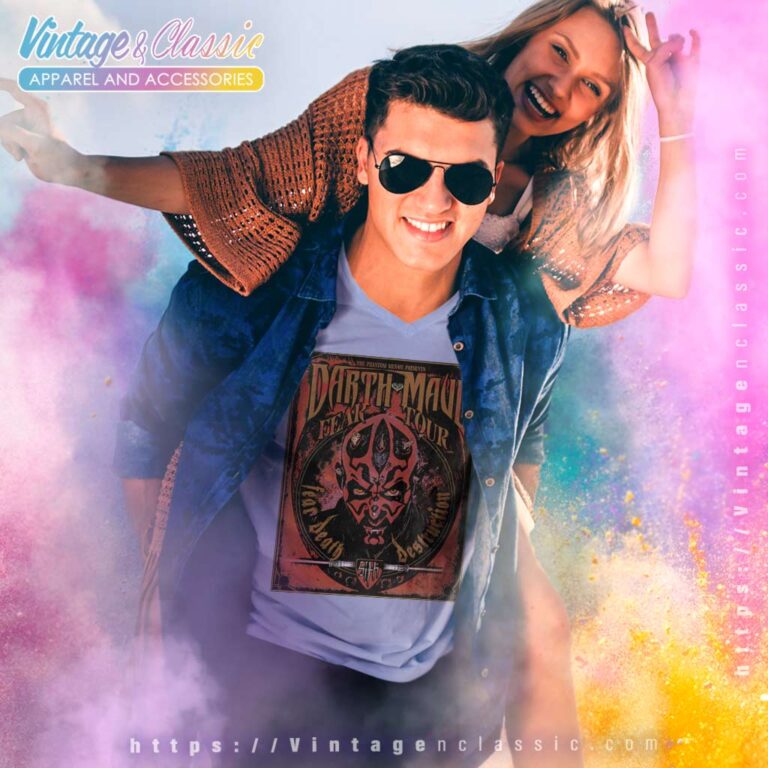 Darth Maul Fear Tour Band Shirt Gift For Star Wars Fans V Neck TShirt Darth Maul Fear Tour Band Shirt Gift For Star Wars Fans V Neck TShirt