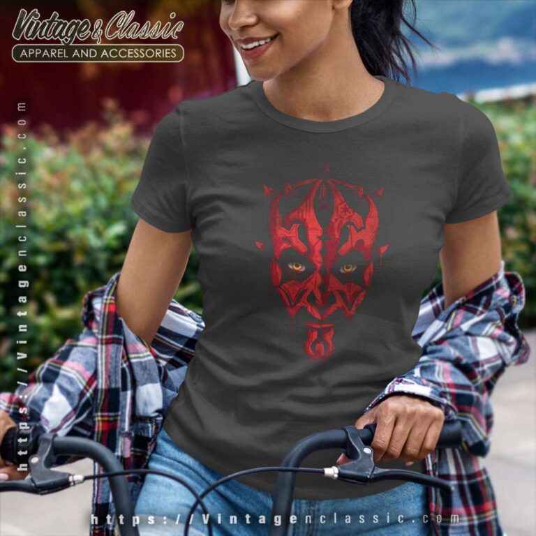 Darth Maul Grunge Star Wars The Force Awakens Women TShirt Darth Maul Grunge Star Wars The Force Awakens Women TShirt