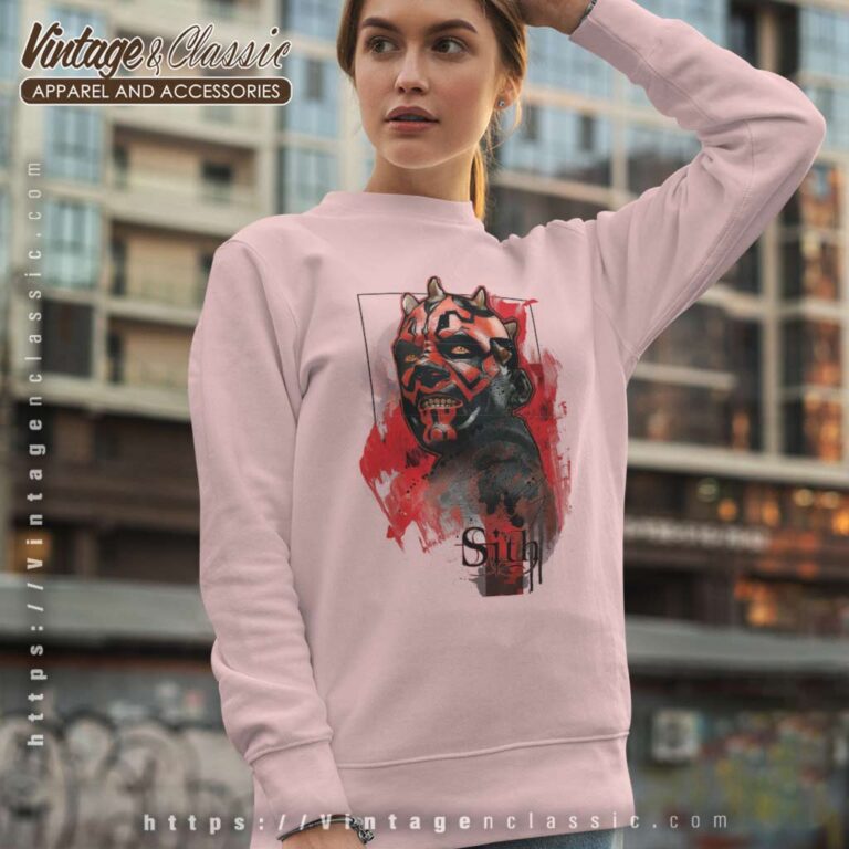 Darth Maul Sith Shirt Star Wars Sith Portrait Sweatshirt Darth Maul Sith Shirt Star Wars Sith Portrait Sweatshirt