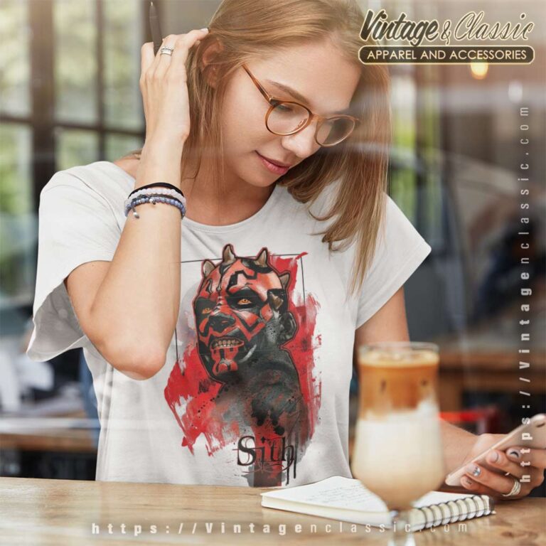 Darth Maul Sith Shirt Star Wars Sith Portrait Women TShirt Darth Maul Sith Shirt Star Wars Sith Portrait Women TShirt