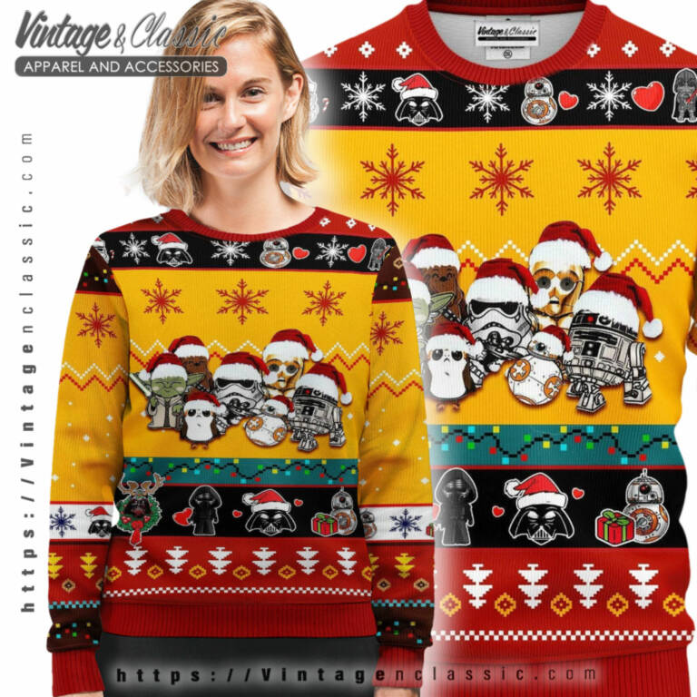 Darth Vader And Stormtrooper Ugly Sweater Ugly Sweater shirt Darth Vader And Stormtrooper Ugly Sweater Ugly Sweater shirt