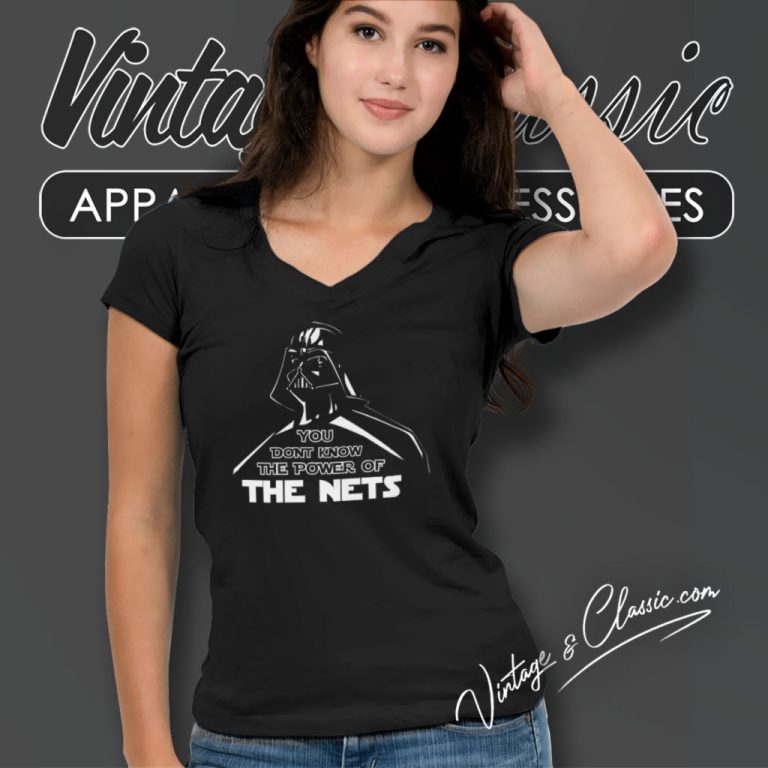 Darth Vader Brooklyn Nets Star Wars V Neck TShirt Darth Vader Brooklyn Nets Star Wars V Neck TShirt