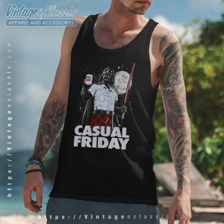 Darth Vader Casual Friday Star Wars Tank Top Racerback Darth Vader Casual Friday Star Wars Tank Top Racerback