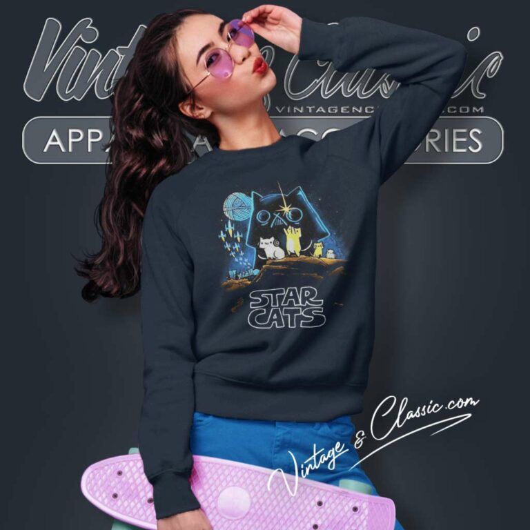 Darth Vader Cats Star Wars Sweatshirt Darth Vader Cats Star Wars Sweatshirt
