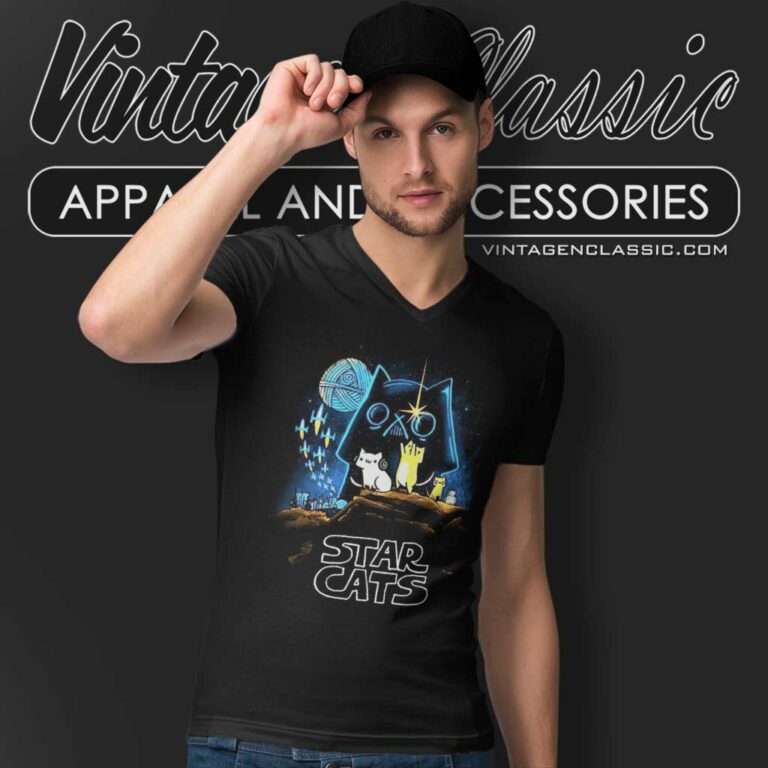 Darth Vader Cats Star Wars V Neck TShirt Darth Vader Cats Star Wars V Neck TShirt