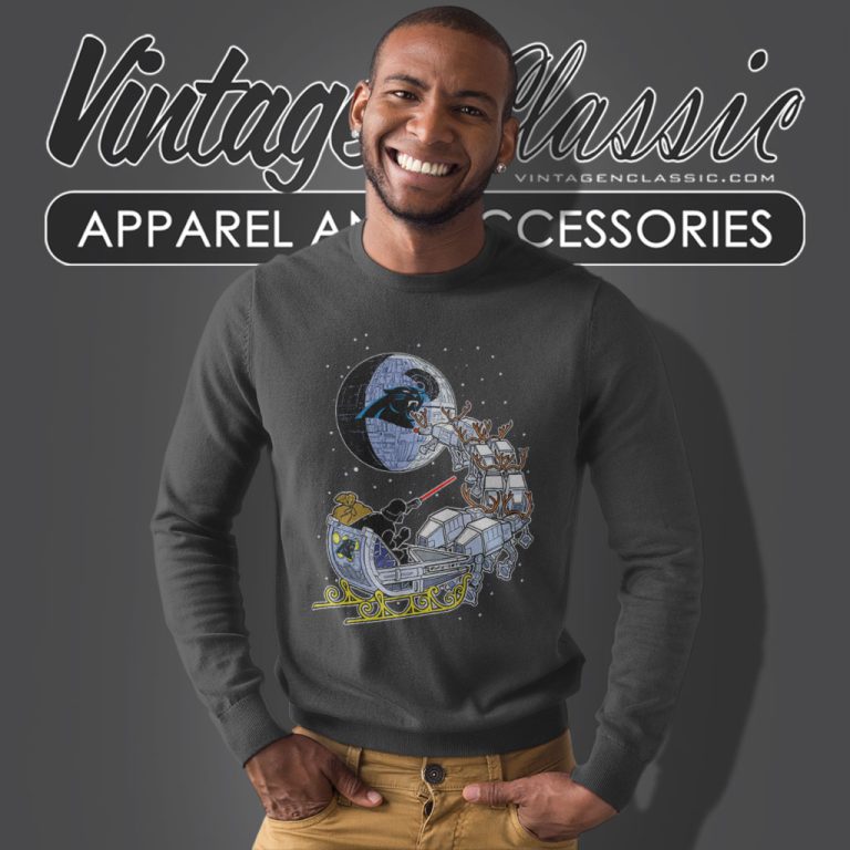 Darth Vader Christmas Carolina Panthers Sweatshirt Darth Vader Christmas Carolina Panthers Sweatshirt