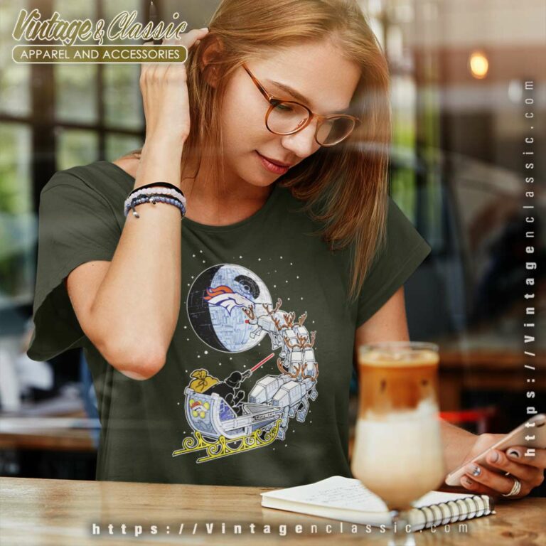Darth Vader Christmas Denver Broncos Women TShirt Darth Vader Christmas Denver Broncos Women TShirt