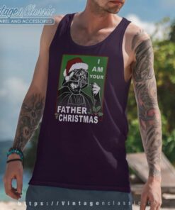 Darth Vader I Am Your Father Star Wars Christmas Tank Top Racerback