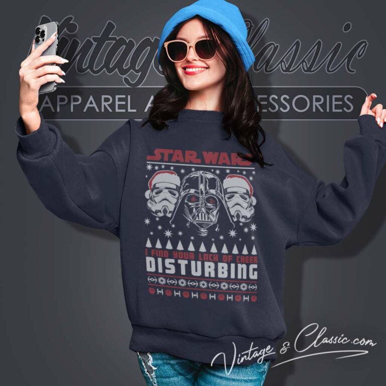 Darth Vader I Find Your Lack Of Cheer Christmas Ugly Sweatshirt Darth Vader I Find Your Lack Of Cheer Christmas Ugly Sweatshirt