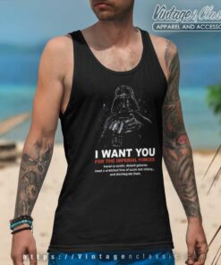 Darth Vader I Want You For The Imperial Forces Star Wars Tank Top Racerback