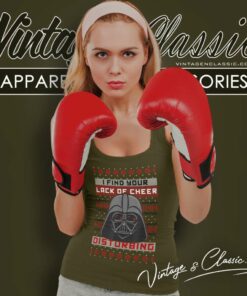 Darth Vader Lack Of Cheer Star Wars Ugly Christmas Tank Top Racerback